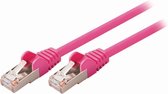 CAT5e-Kabel | SF/UTP | RJ45 (8P8C) Male | RJ45 (8P8C) Male | 5.00 m | Rond | PVC | Roze | Polybag