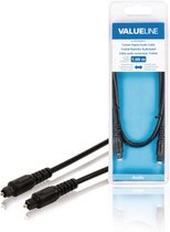 Valueline VLAB25000B10 Toslink Digitale Audiokabel Toslink Mannelijk - Toslink Mannelijk 1,00 M Zwart