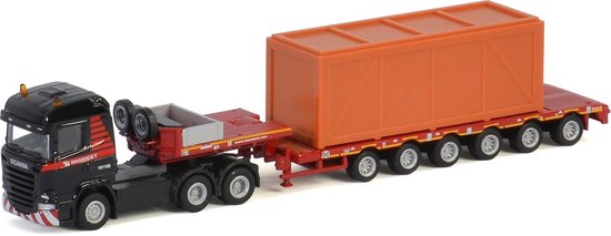 Afbeelding van het spel Mammoet Volvo Die-cast Vrachtwagen met Aanhanger