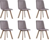 Eetkamerstoelen set 6 stuks VELVET  (Incl LW anti kras viltjes) - Eetkamer stoelen - Extra stoelen voor huiskamer - Dineerstoelen – Tafelstoelen