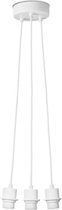 Hanglamp - 3 Lichts - Verlichtingspendel - Pendant Cluster White - 120 cm