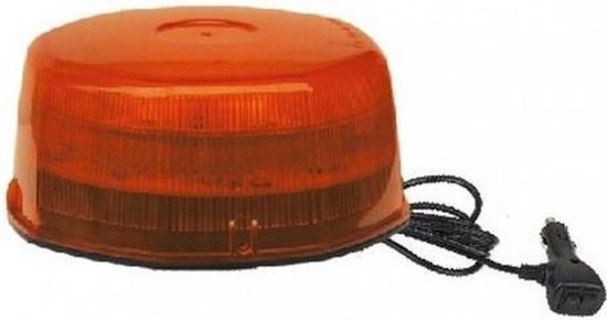 Gyrophare de toit ORANGE - 48 LED - R10 / R65 - Label de qualité E - Montage magnétique