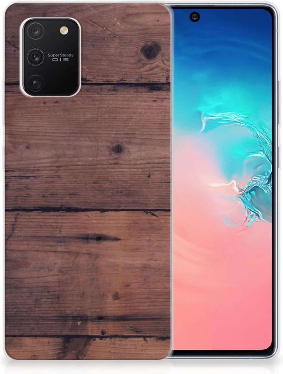 Samsung Galaxy S10 Lite Bumper Hoesje Old Wood