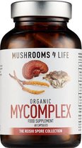 Mushrooms4Life / Reishi MyComplex Paddestoel Biologisch – 60 caps
