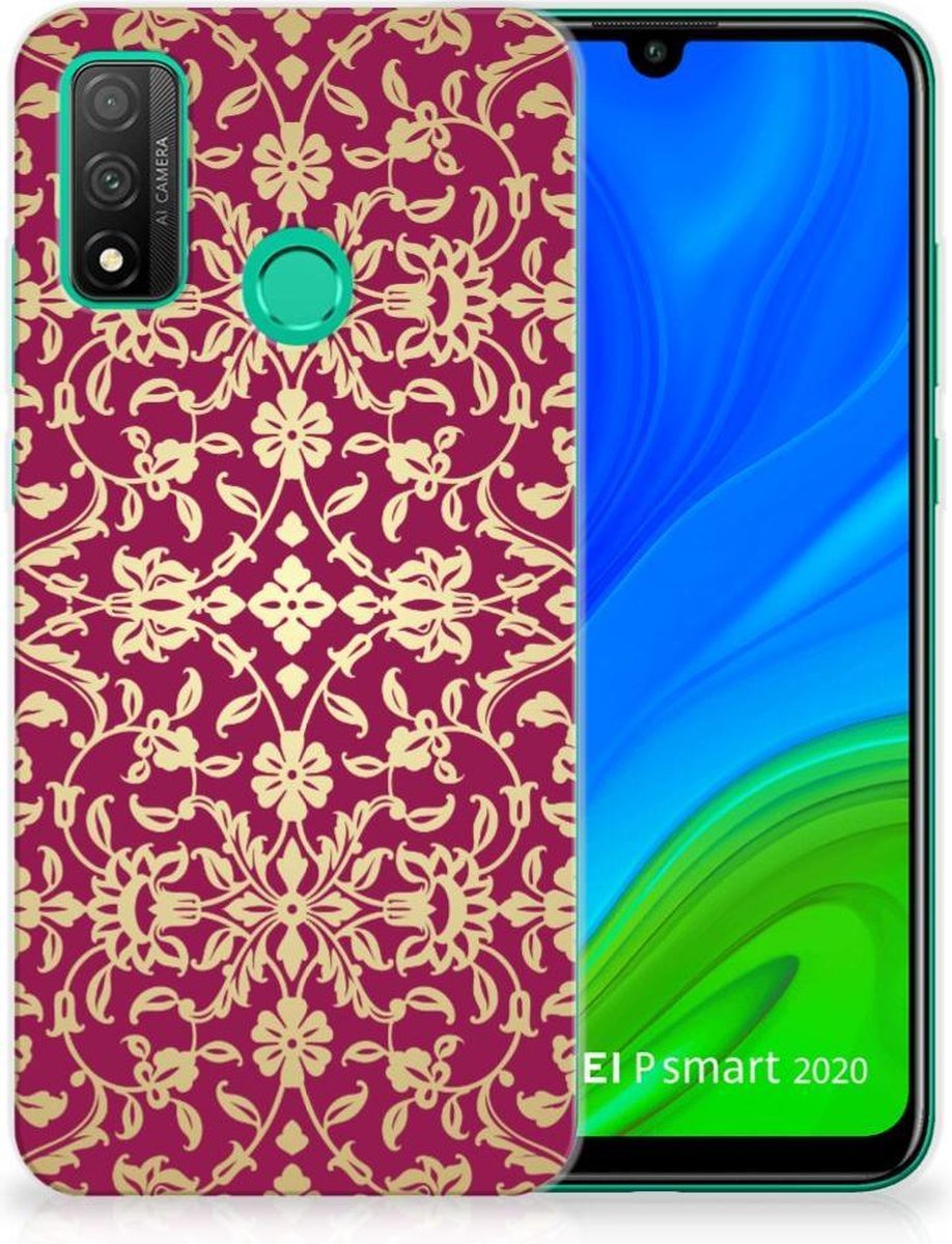 Siliconen Hoesje Huawei P Smart 2020 Barok Pink