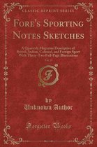 Fore's Sporting Notes Sketches, Vol. 15