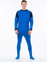 Combinaison en jersey avec pied | Zip arrière | Costume de cueillette  | Bleu | M