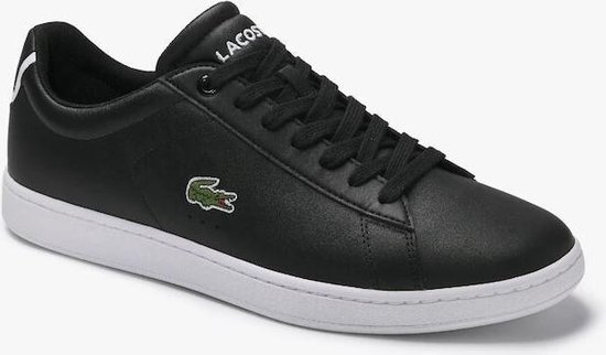 Lacoste Carnaby EVO Heren Sneakers - Zwart - Maat 40.5