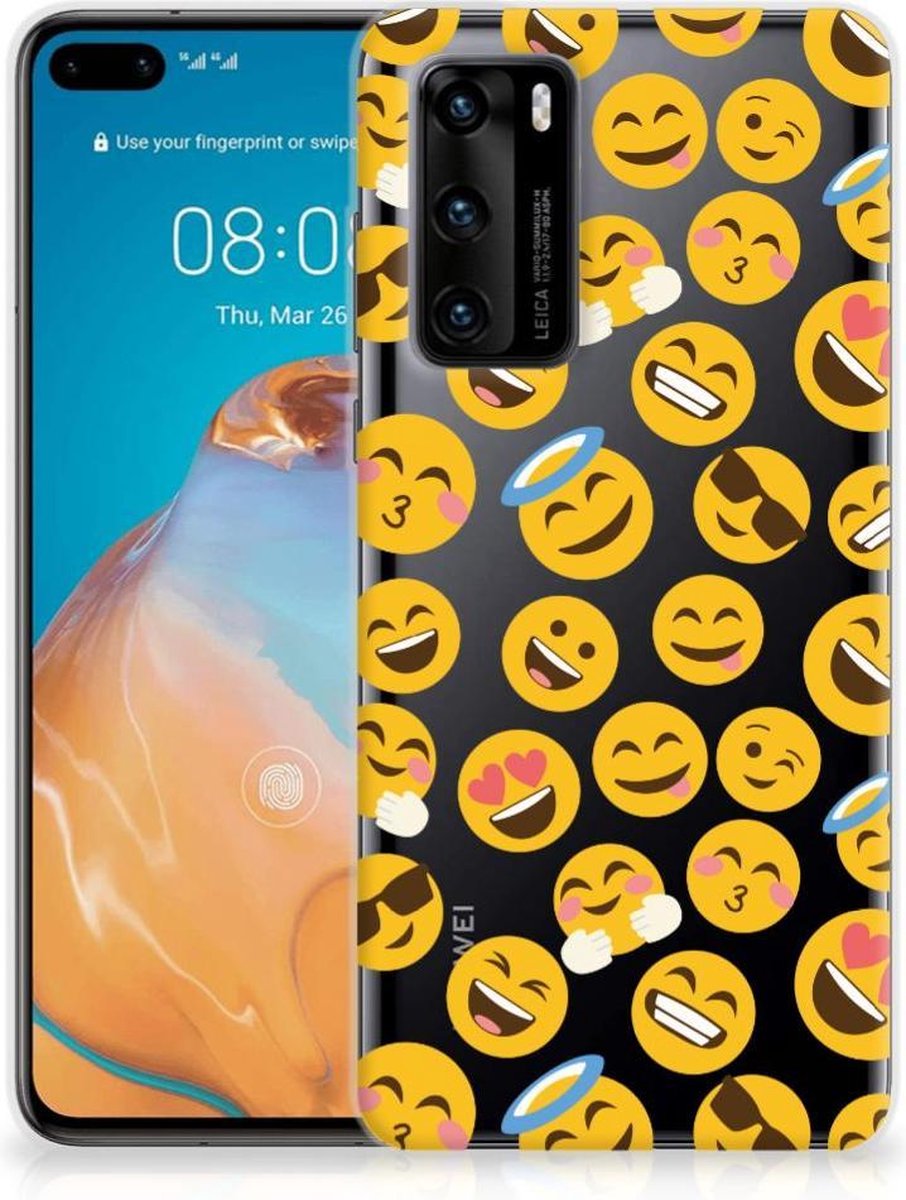 Huawei P40 TPU bumper Emoji