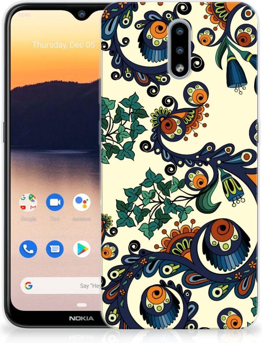 Siliconen Hoesje Nokia 2.3 Barok Flower