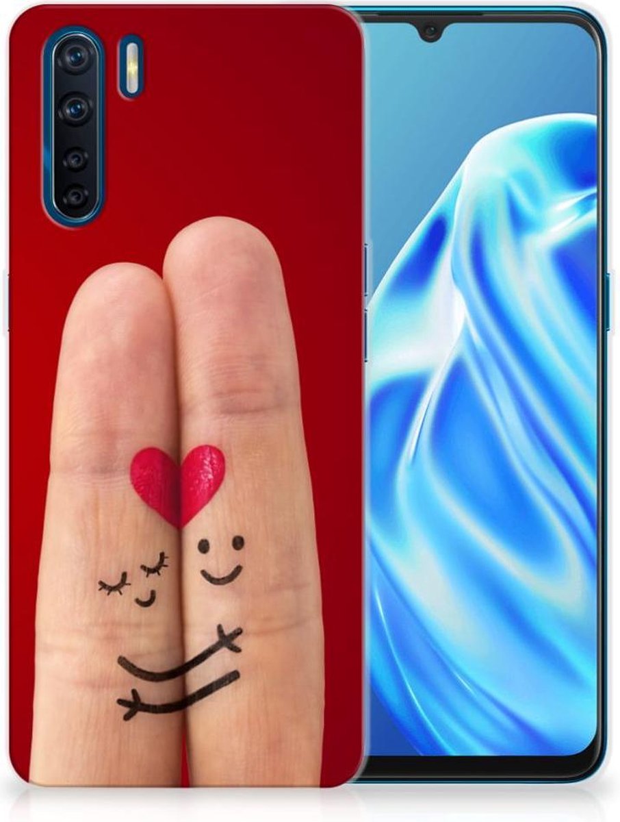 TPU Hoesje voor OPPO A91 Silicone Back Cover Liefde - Origineel Romantisch Cadeau