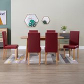 Eetkamerstoelen set 6 stuks  (Incl LW anti kras viltjes) - Eetkamer stoelen - Extra stoelen voor huiskamer - Dineerstoelen – Tafelstoelen
