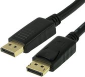 DisplayPort Male naar Display Port Male kabel, lengte: 1,8 m