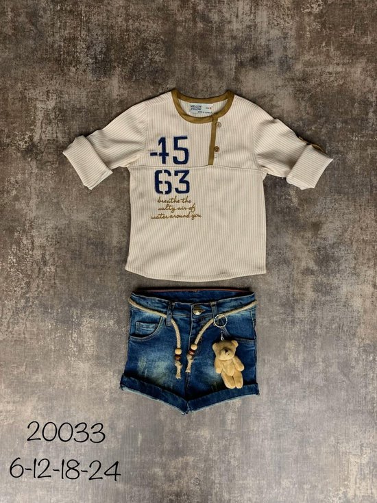 Jongens Baby Kleding Kinderen Casual Kledingset Outfit 2stuks Beige... bol.com