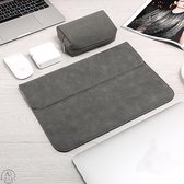 Royal PRO™ - Laptop Sleeve + Accessoire Tas| 13,3 inch | 100% kras, stoot -en schokbestendig - Gray