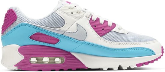 Nike Sneakers - Maat 38.5 - Vrouwen - wit,roze,lich blauw | bol.com