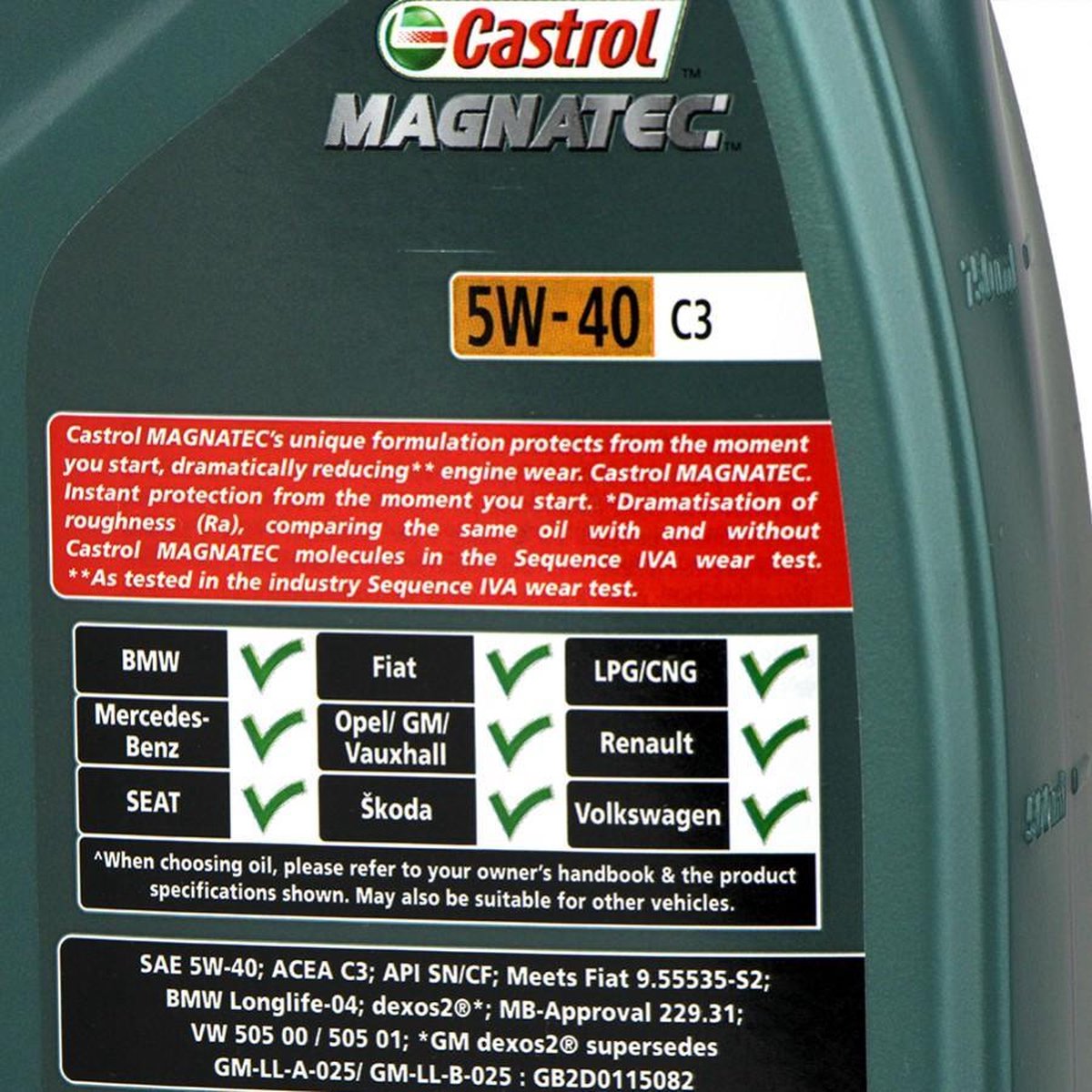 CASTROL MAGNATEC 5W-40 C3 1 LITER | bol.com