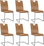 Eetkamerstoelen set 6 stuks  (Incl LW anti kras viltjes) - Eetkamer stoelen - Extra stoelen voor huiskamer - Dineerstoelen – Tafelstoelen