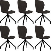 Eetkamerstoelen set 6 stuks  (Incl LW anti kras viltjes) - Eetkamer stoelen - Extra stoelen voor huiskamer - Dineerstoelen – Tafelstoelen