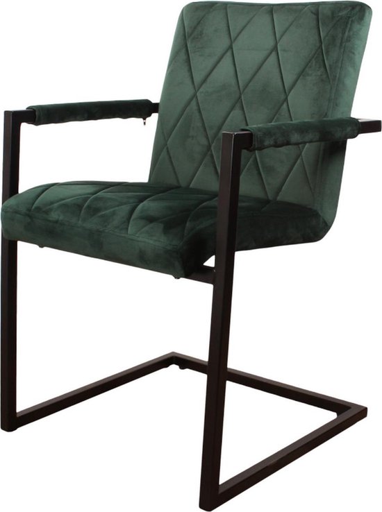 DS4U® eetkamerstoel - stoel - industrieel - velours - fluweel -... | bol.com