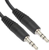 Aux-kabel, 3,5 mm male mini-plug stereo audiokabel, lengte: 3 meter