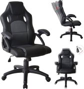 Bol.com Gamestoel Wouter junior - bureaustoel - hoogte verstelbaar - zwart aanbieding