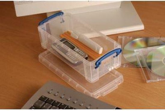 Really Useful Box transparante opbergbox 9 liter XL