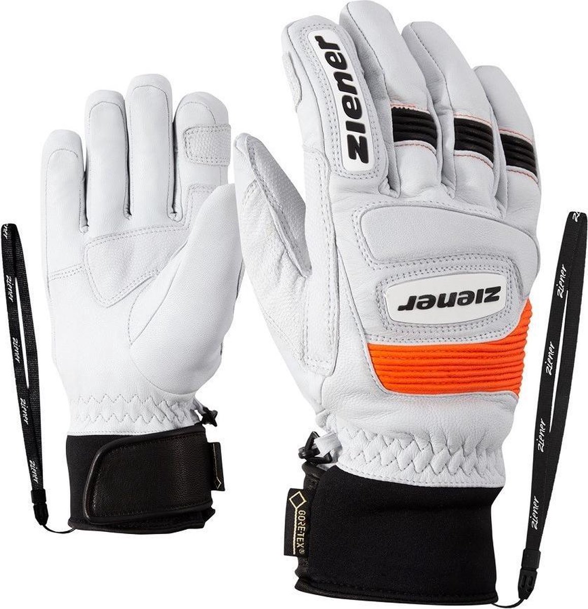 Ziener Guard GTX Gore Grip Pr Glove Wintersporthandschoen Wit