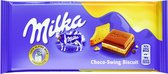 18x Milka Chocolade Chocobiscuit 100 gram