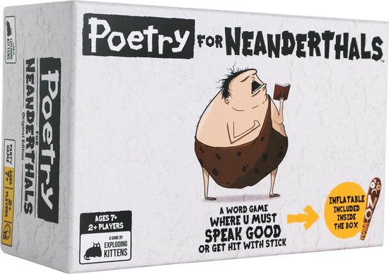 Afbeelding van het spel Poetry for Neanderthals - Engelstalig Kaartspel