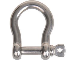 Harp-Sluiting. 6 mm. RVS-A2. Kluswijs.
