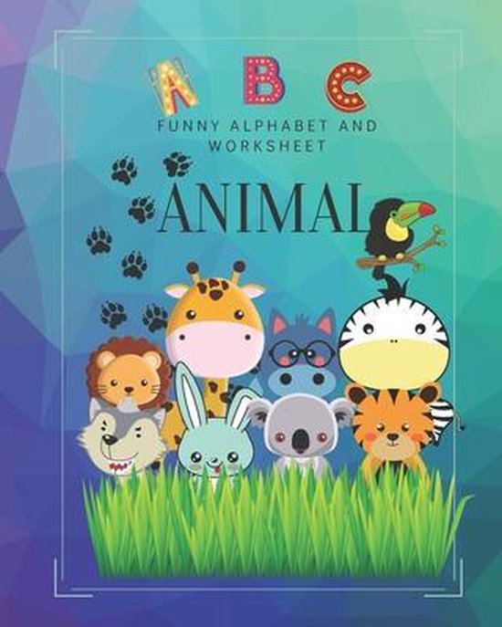 ABC Funny alphabet and worksheet - cover