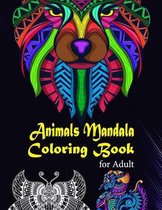 Animals Mandala Coloring Book for Adult