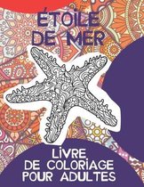 Etoile de mer - Livre de coloriage pour adultes ⭐