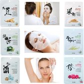 Mitomo™ Uruuru Collectie  Gezichtsmasker - Japanse Face Mask - Skincare - Mask - Puur Natuur Gezichtsmaskers Verzorging - Geschenk Set - 6 Stuk