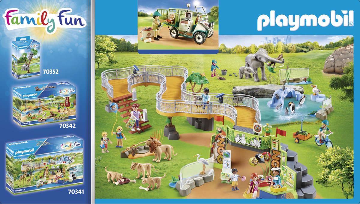 PLAYMOBIL Family Fun Dierenverzorger met voertuig - 70346 — afbeelding 5