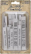 Tim Holtz Idea-ology Theories Quote Chips (TH94045)
