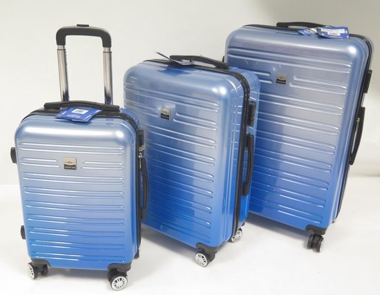 France bag set van 3 valiezen blauw | bol.com