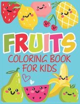 Fruits Coloring Book For Kids