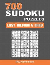 700 SUDOKU PUZZLES Easy, Medium & Hard