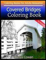 Covered Bridges Coloring Book For Adults Relaxation 50 pictures