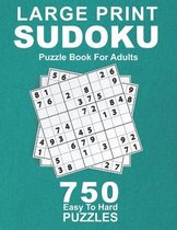 Large Print Sudoku Puzzle Book For Adults