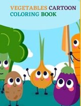 Vegetables Cartoon Coloring Book
