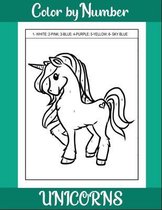 Unicorns color by number