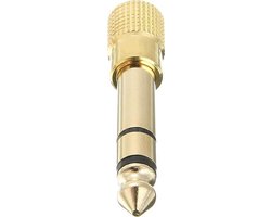 3.5mm naar 6.5mm Audio Jack adapter converter (2 stuks)