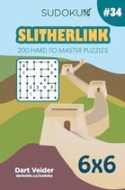 Sudoku Slitherlink - 200 Hard to Master Puzzles 6x6 (Volume 34)