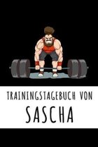 Trainingstagebuch von Sascha: Personalisierter Tagesplaner für dein Fitness- und Krafttraining im Fitnessstudio oder Zuhause