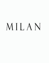 Milan: White Black Decorative Book to Stack Together on Coffee Tables, Bookshelves and Interior Design - Add Bookish Charm De