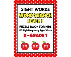 Learn to Read Activity Books- SIGHT WORDS Word Search Puzzle Book For Kids - LEVEL 1