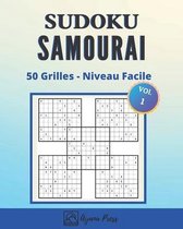 Sudoku Samourai - 50 Grilles - Niveau Facile